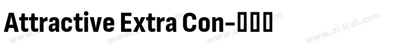 Attractive Extra Con字体转换 Attractive Extra Con字体转换